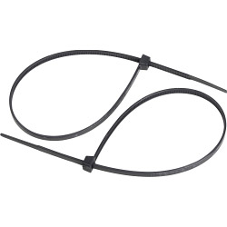 300MM CABLE TIES BLACK 8385