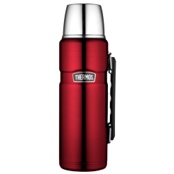 KING S/S FLASK  HANDLE 1.2L RED