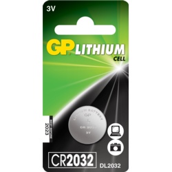 GP Lithium Button Cell Battery CR2032 Single