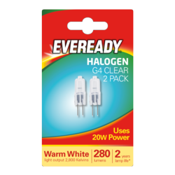 20W G4 TWIN PACK EVEREADY CAPSULE