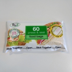 TIDYZ PRESS  SEAL FOOD  FREEZER BAGS R