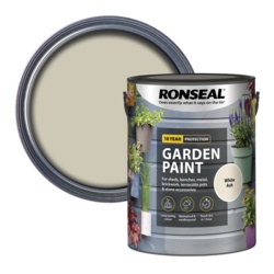 RONSEAL GARDEN PAINT WHITE ASH 750ML