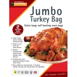 JUMBO TURKEY ROASTING BAGS 2 PACK