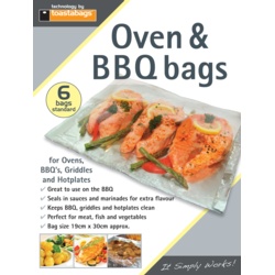 OVEN  BBQ BAGS STANDARD 6 PACK
