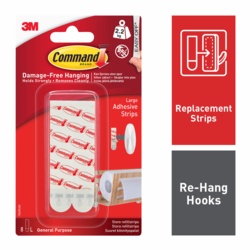 COMMAND 6 LARGE MOUNT STRIPS   17023