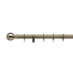 28MM EXT CURTAIN POLE ANT/BRASS 1.8-3.2M