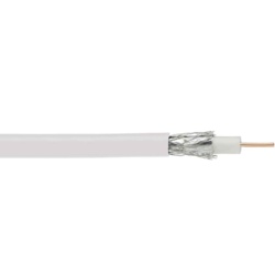 CO AXIAL CABLE WHITE PER METER