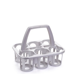 Plasticforte Silver Bottle Carrier