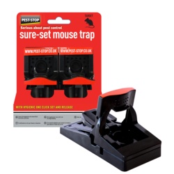 PEST STOP SURE SET MOUSE TRAP PK2