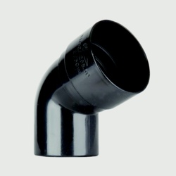 Mini Downpipe 112.5 Deg Bend 50mm Black