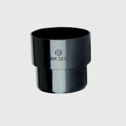 Mini Downpipe Connector 50mm Black