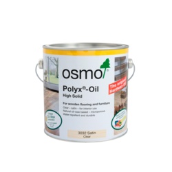 OSMO POLYX OIL CLEAR SATIN 3032 2.5LT