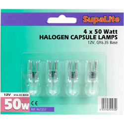 SupaLite Capsule Lamp GY6.35 50w 12v