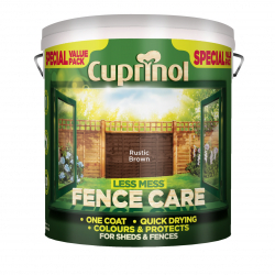 CUP FENCECARE RUSTIC BROWN LESS MESS   6L D60859