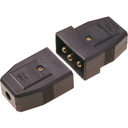 5A 3PIN CONNECTOR BLACK