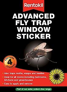 FLY TRAP WINDOW STICKER X4