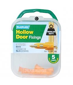 Hollow Door Fixings x 5 DR106