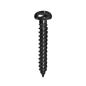 8X1 ROUND HD BLK SCREWS