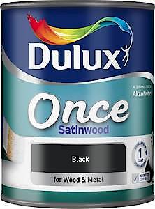DULUX 750ML ONCE SATINWOOD BW 4646