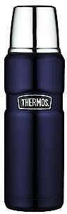 THERMOS S/S KING FLASK-BLUE 0.47L