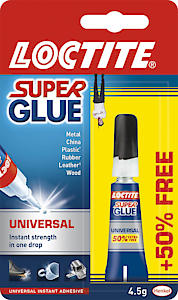 LOCTITE SUPER GLUE BOTTLE 5GM+50%