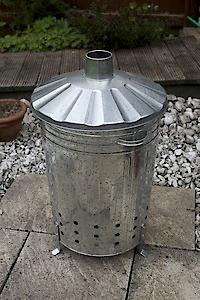 GALVANISED  INCINERATOR