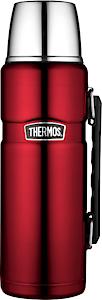 KING S/S FLASK  HANDLE 1.2L RED