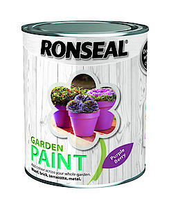 RONSEAL GARDEN PAINT MOROCCAN RED  250ML