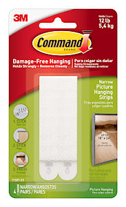 COMMAND NARROW PICTURE STRIPS 17207-ES
