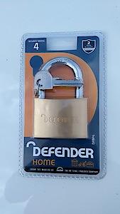 SQUIRE DEF 60MM BRASS PADLOCK DFBP6
