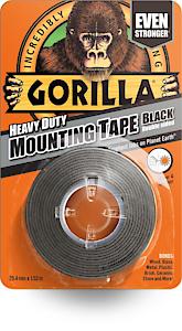GORILLA MOUNTING TAPE 1.5M BLACK