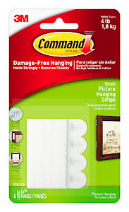 COMMAND SMALL PICTURE STRIPS 17202ES