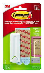 COMMAND WIRE-BACKED PICTURE HANGER 17041