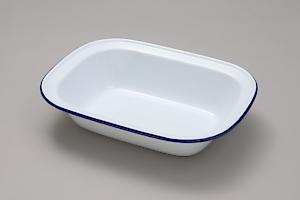 FALCON OBLONG PIE DISH WHT  24CM