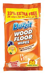 18 PACK WOOD FLOOR WIPES