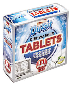 12 X 20G 5 IN 1 DISHWASHER TABLETS (15 P