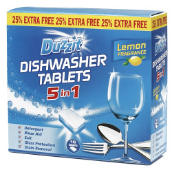 12 X 20G 5 IN 1 DISHWASHER TABLETS (15 P