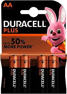 DURACELL PLUS AA 4PK