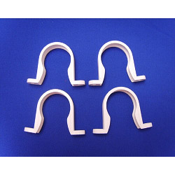 40MM WASTE PIPE CLIP WH